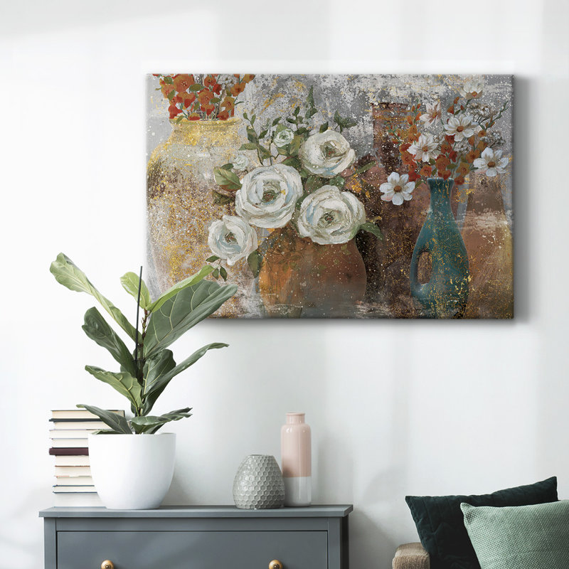 «Vessels and Blooms Spice-Gallery», toile tendue, H 12 po x l 18 po