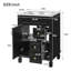 24" Bathroom Vanity With Ceramic Sink, Small Bathroom Sink Cabinet, Modern Cabinet With 2 Drawers And Adjustable Shelf-1026264824
