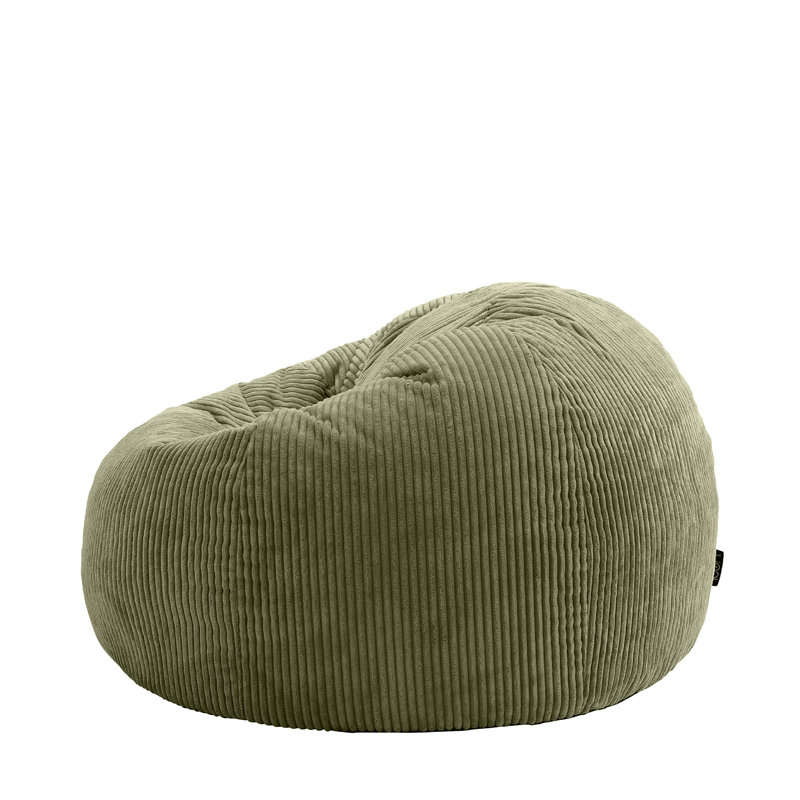 Bean Bag Bazaar Kingston Corduroy Classic Bean Bag, Green