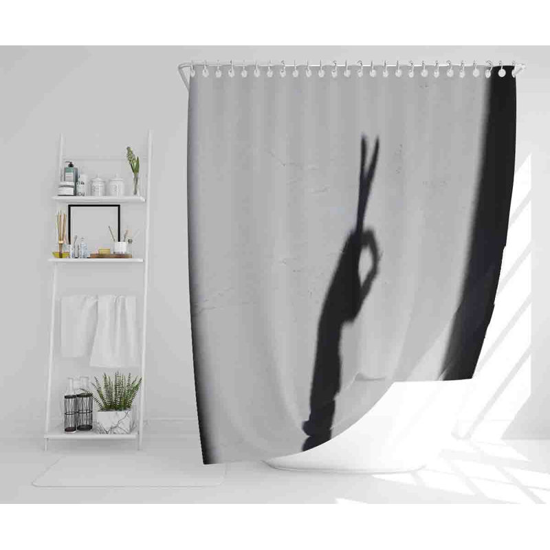 Morosini 13 Piece Polyester Shower Curtain Set
