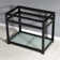 Kingston Brass Kingston Commercial Steel Console Sink Base with Glass Shelf