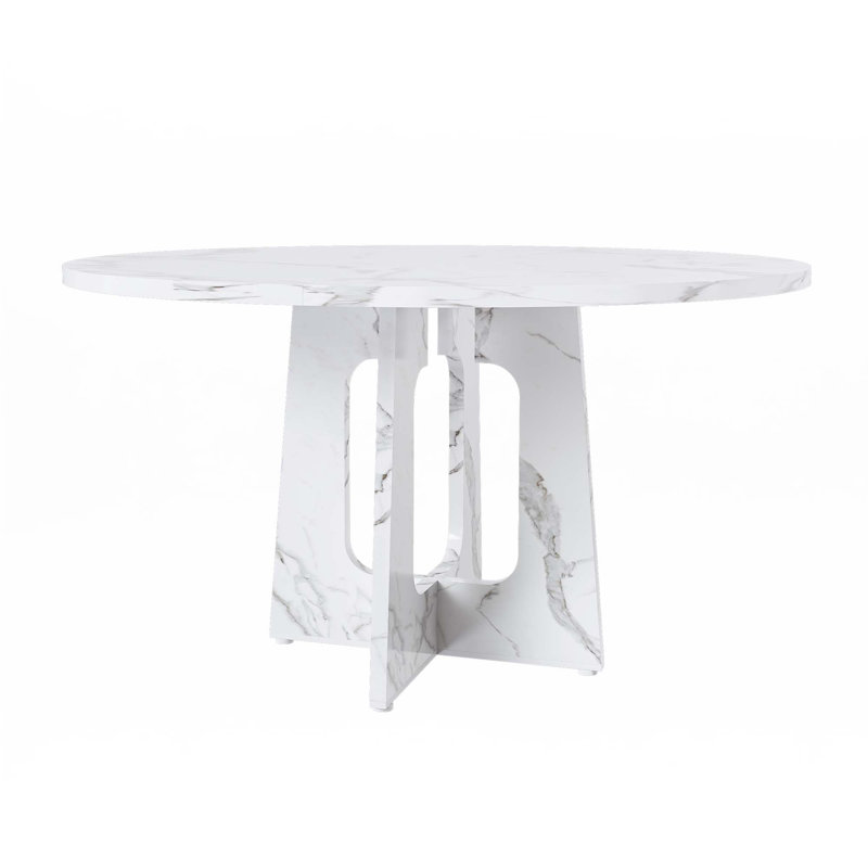 47.24" Round Dining Table For 4