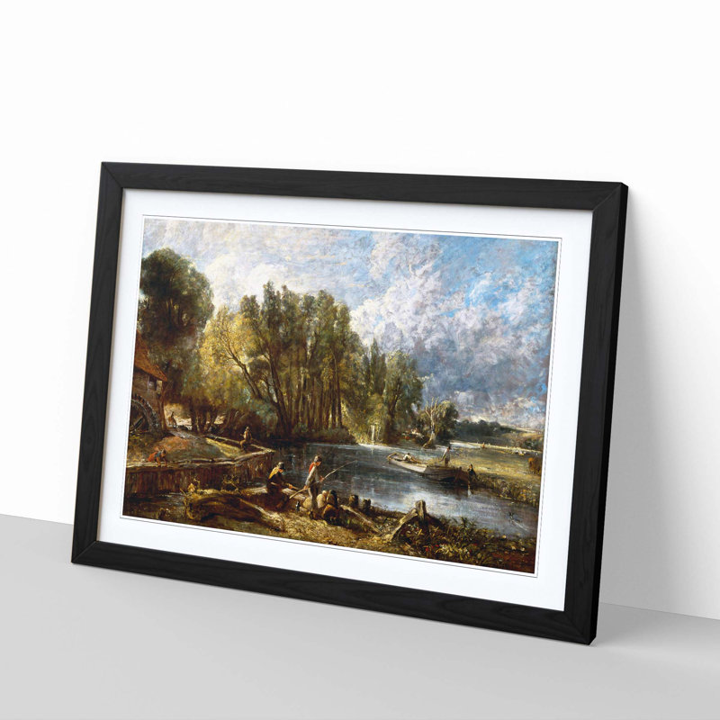 John Constable - Single Picture Frame Painting, Black