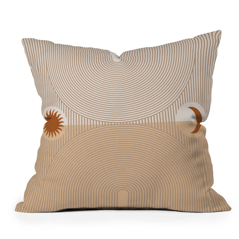  Polyester Indoor/Outdoor Throw Pillow, 18" x 18"