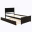 Lit plateforme avec lit gigogne-890372281