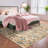 Retro Floral Washable Rugs for ‎‎Bedroom, Living Room and Hallway-1696980315-1696980318
