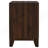 Anza Walnut 2-Drawer Nightstand Bedside Table
