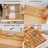 In-Drawer Knife Block Holder, 11 Slots, Bamboo