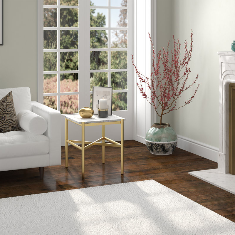 End Table, Gold