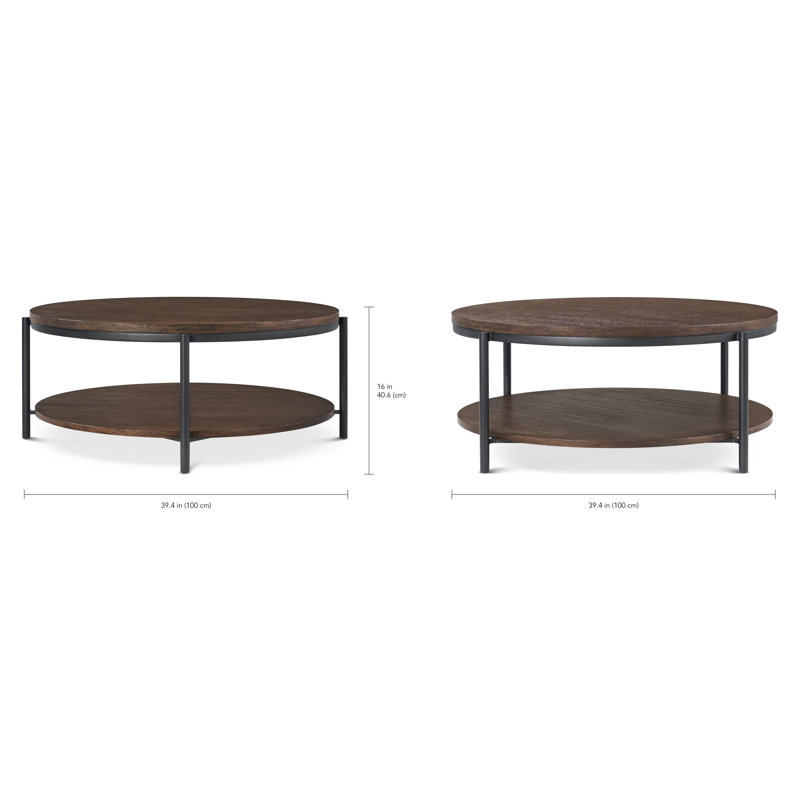 Lisbon Cocktail Table, Brown