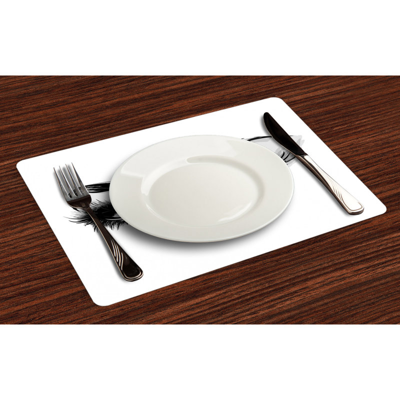 Polyester Abstract Rectangle Placemat