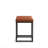 Borough 24'' Brown Modern Kitchen Counter Stool with Upholstered Faux Leather & Footrest-72244469-115273439-55602656
