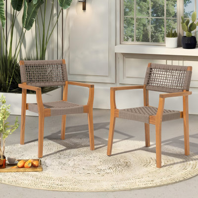 Chaise de salle à manger d'extérieur Bennett