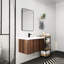 Meuble-lavabo de 36 pouces, esthétique moderne et pratique, porte à fermeture douce, 2 portes, noyer, grand espace de rangement pour les fonctions quotidiennes, lavabo de 36 po-118626015-118626013