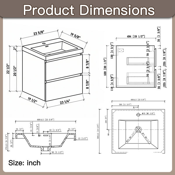 Dimensions du produit