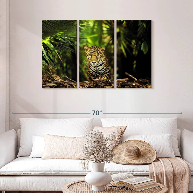 Brampt Belize Jungle Jaguar, 28" H x 45" W