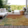 Machine Washable Indoor/Outdoor Cicel ACN1138 Paprika