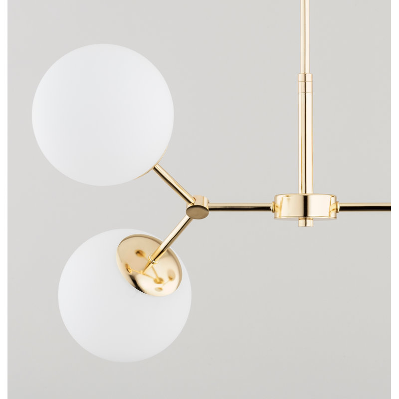Alizai 4 - Light Chandelier, White