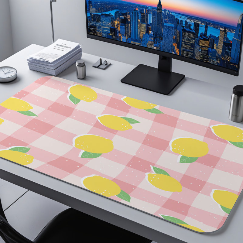 Polyester Desk Pad, 14.4x12.1