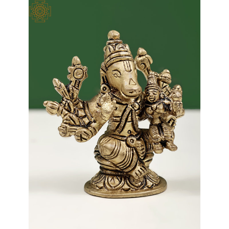 Petit Varaha Avatara de Vishnu avec Devi Lakshmi