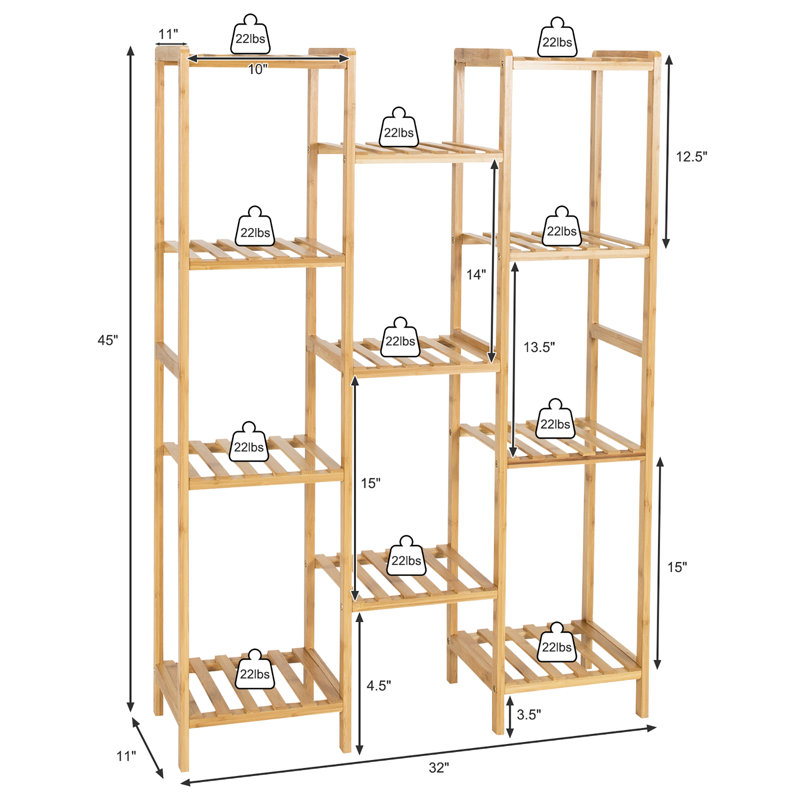 Étagère de rangement H 12 po x l 10 po x P 11 po Lundeen