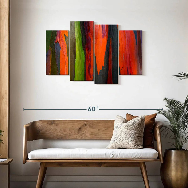 Écorce d'eucalyptus arc-en-ciel Avery, H 27 po x l 43 po