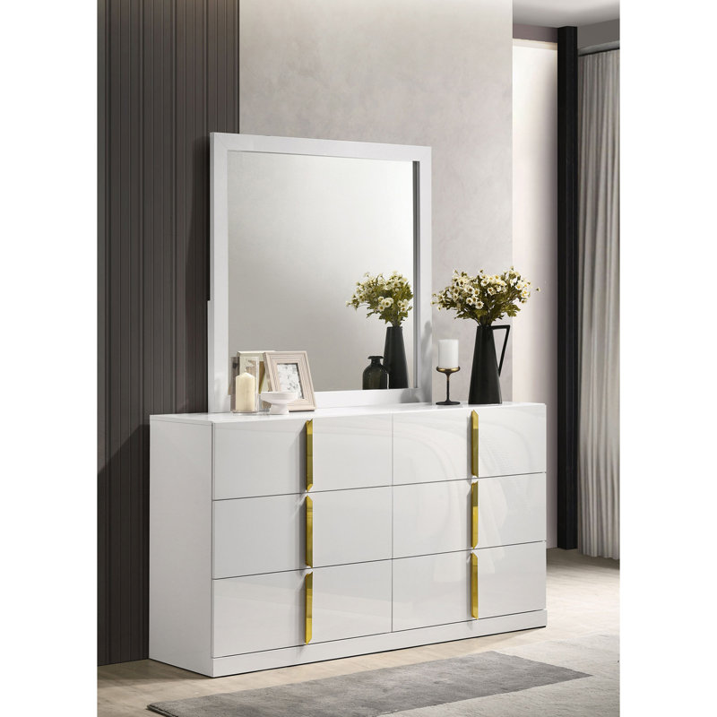Commode 6 tiroirs Lauryn
