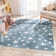 Kennedy Stars Blue Children's Rug