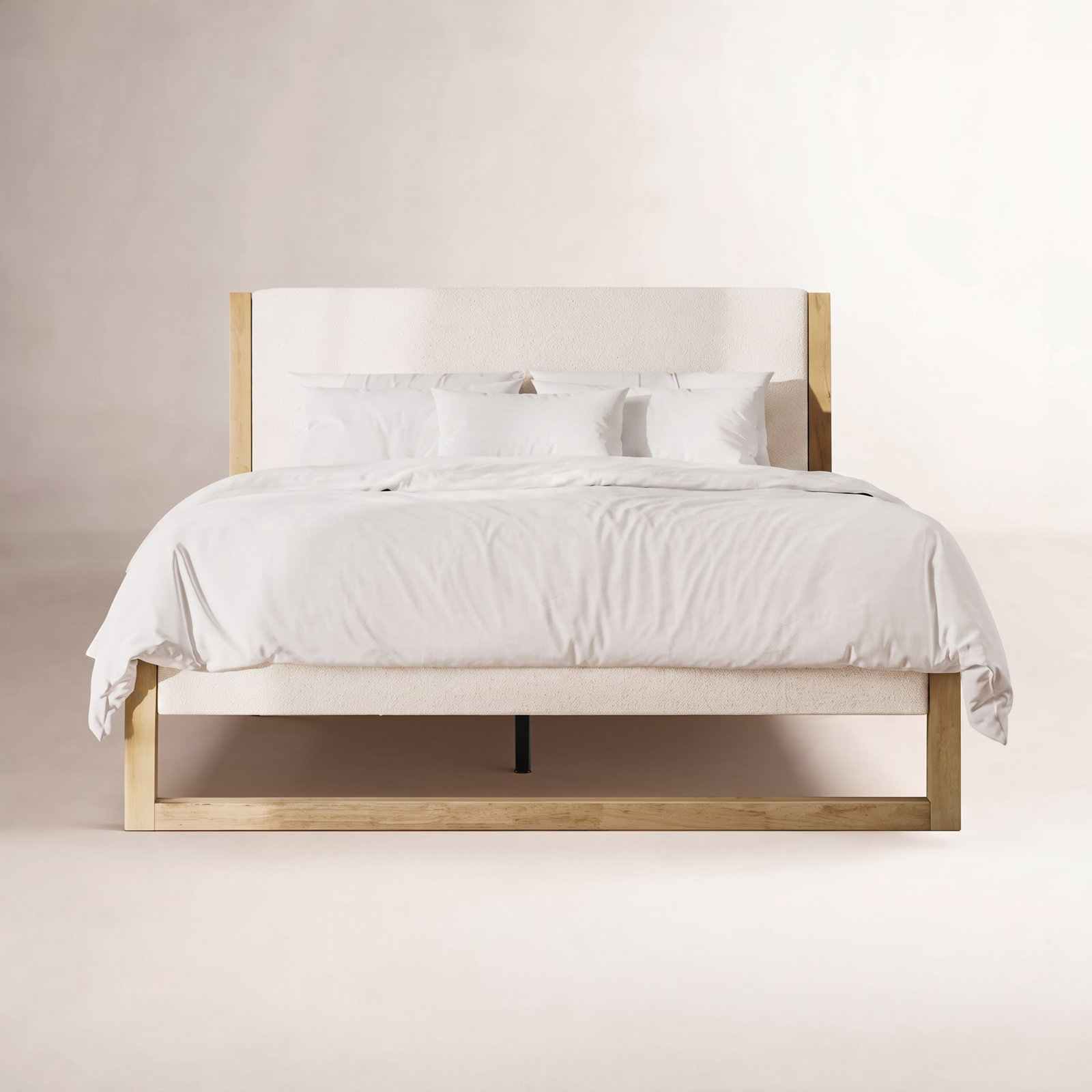 Tagen Boucle Bed, Queen