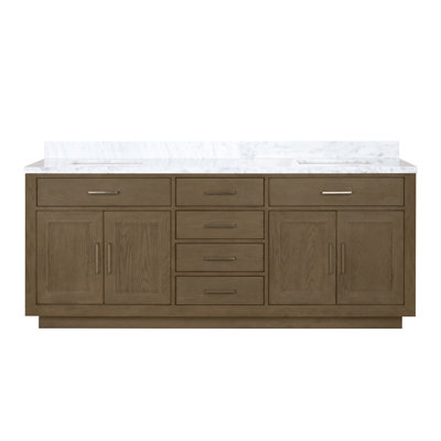 80" Double Bathroom Vanity Set