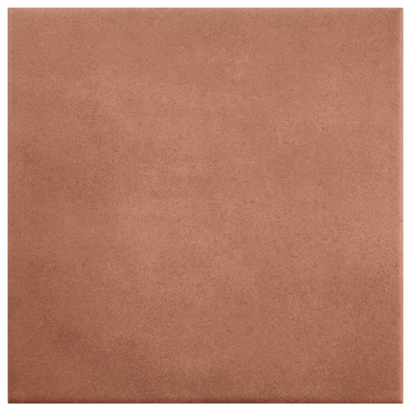 Geode 7.87 In. X 7.87 In. Matte Porcelain Floor And Wall Tile (10.76 Sq. Ft. / Case), Cement Terracotta