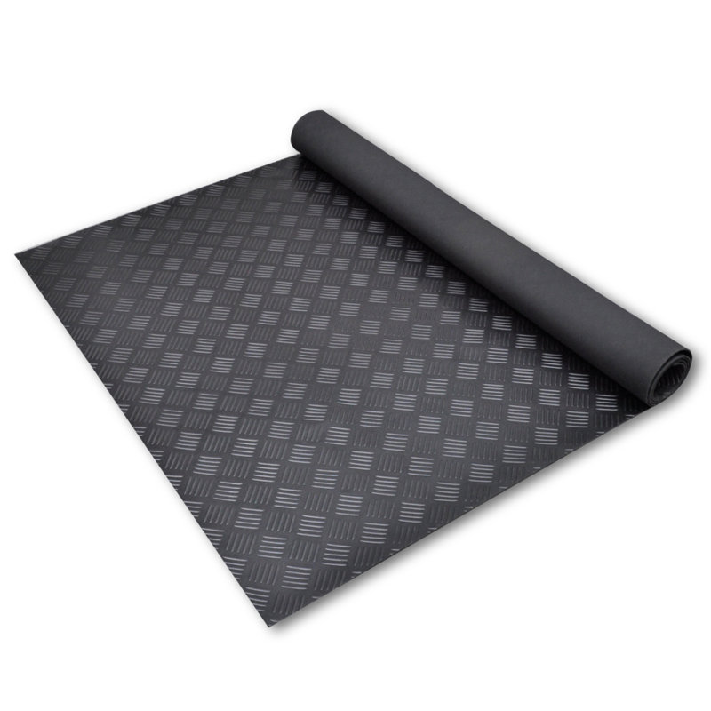 Tapis de sol en caoutchouc antidérapant, H 1 po x l 39,4 po x P 78,7 po
