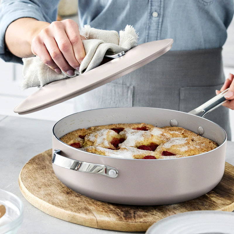 GreenPan Nova 10 Piece Cookware Set, Clay
