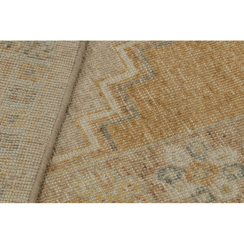 Distressed Homage Geometric Area Rug, Runner 3' x 14'