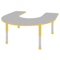 Companion 66Wx60D Horseshoe Activity Table w/ Markerboard Top -  CAT-6066-M