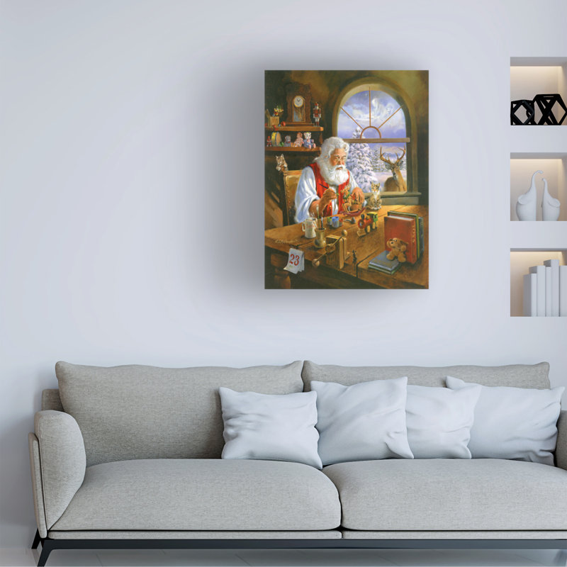 R.J. Art sur toile Mcdonald, H 19 po x l 14 po