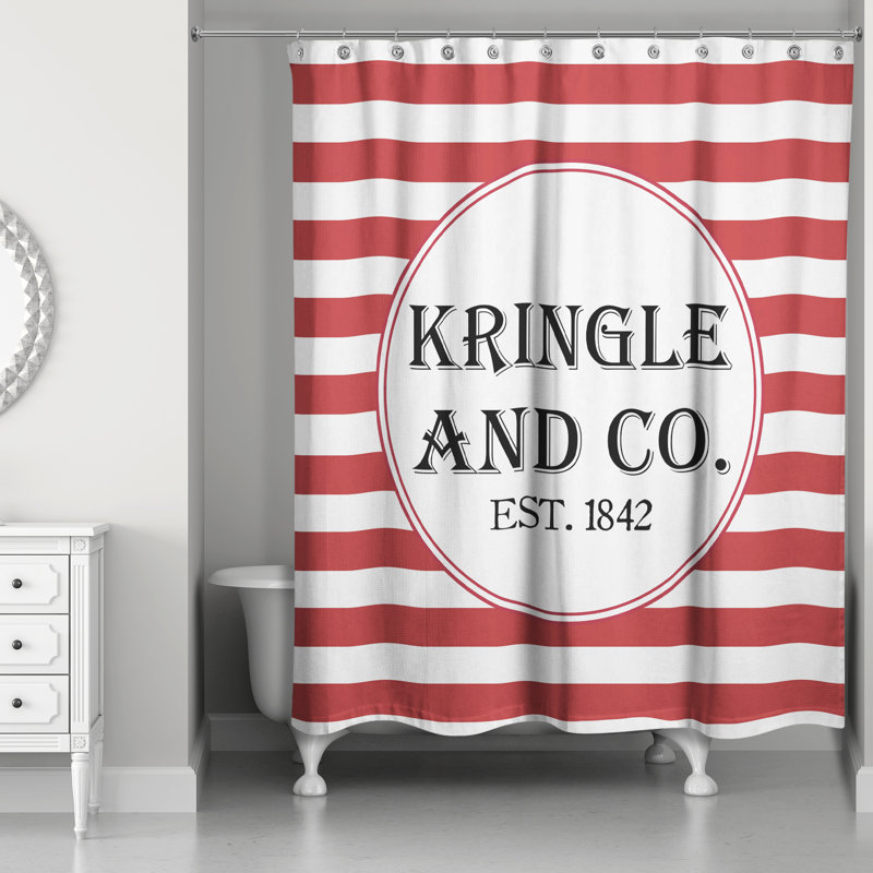 Rideau de douche simple Graf Kringle and Co.