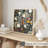 Animals Hedgehog Pattern VIII Cottage Unframed Art Print-774505514