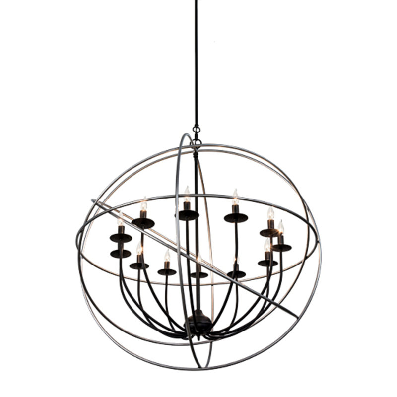 Lustre sphérique 12 lumières Straley