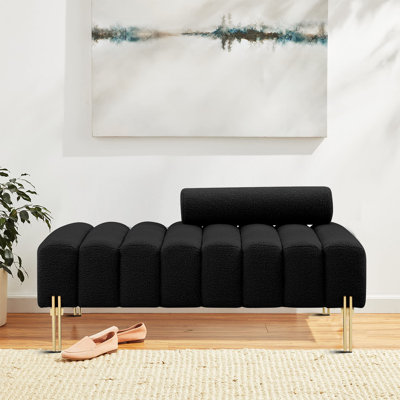 Banc rembourré moderne et confortable avec dossiers réglables Iyland