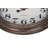 Clocks, 20" Round, Wall Clock, Antique Brown, Transitional
