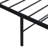 Heavy Duty Twin Black Metal Bed Frame With Assembly, Noiseless Usage, 750 - Pound Static Tolerance, Firm Mattress Support By Reinforced Slats, Storage Under Bed, And Connection Holes, Suitable For-1424613090