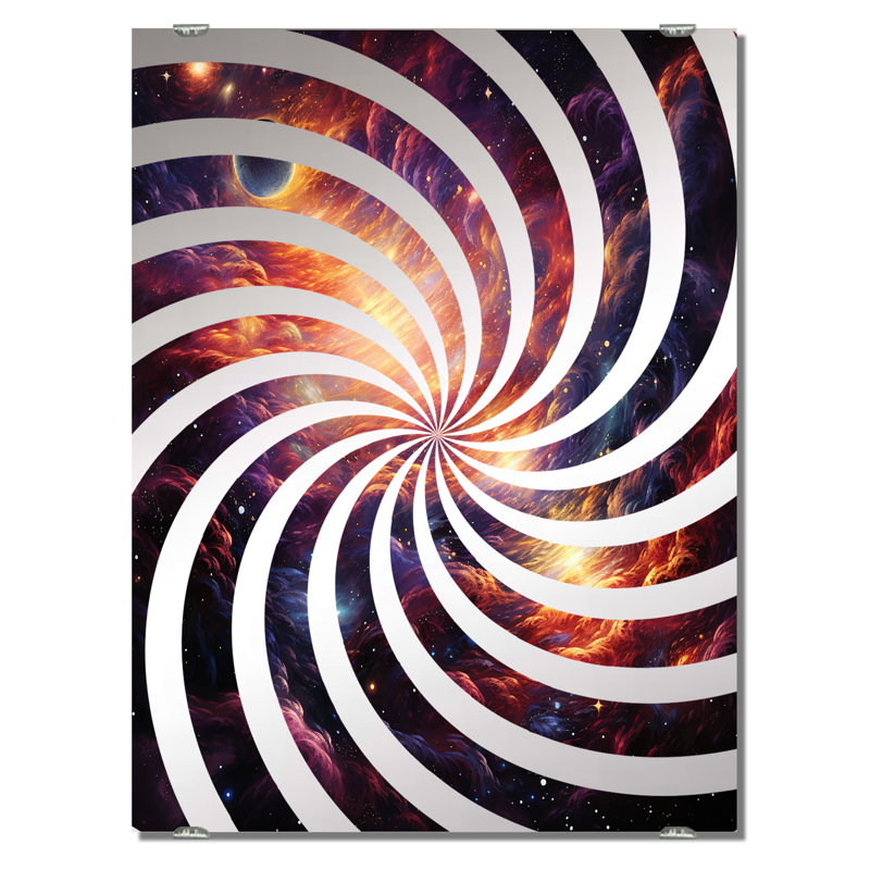 Samel - Grand miroir mural Galaxies MIR139172, 32 po x 24 po