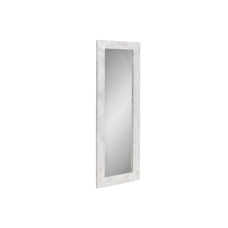 Retzlaff Wood Flat Wall Mirror
