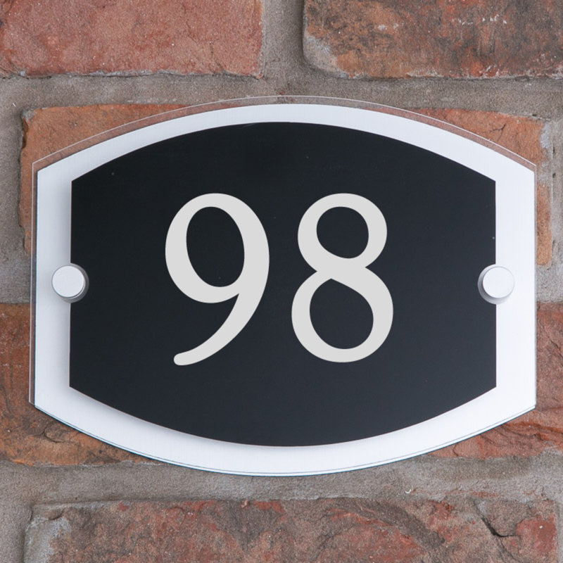 Sigfried 15cm H Plastic House Number, 98