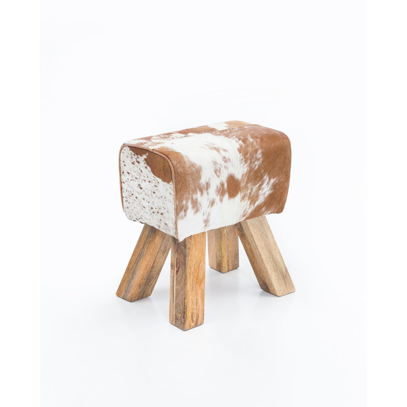 Osier Solid Wood Accent Stool