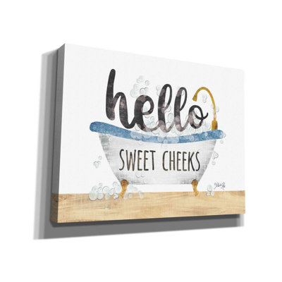 «Hello Sweet Cheek» par Marla Rae, art mural sur toile
