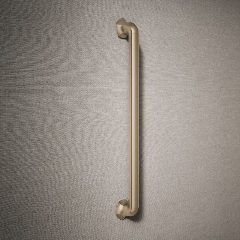 Barre d'appui occasion, H 2,69 po x l 24 po, Bronze brossé vibrant