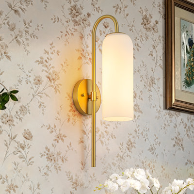 Dimmable Armed Wall Sconce