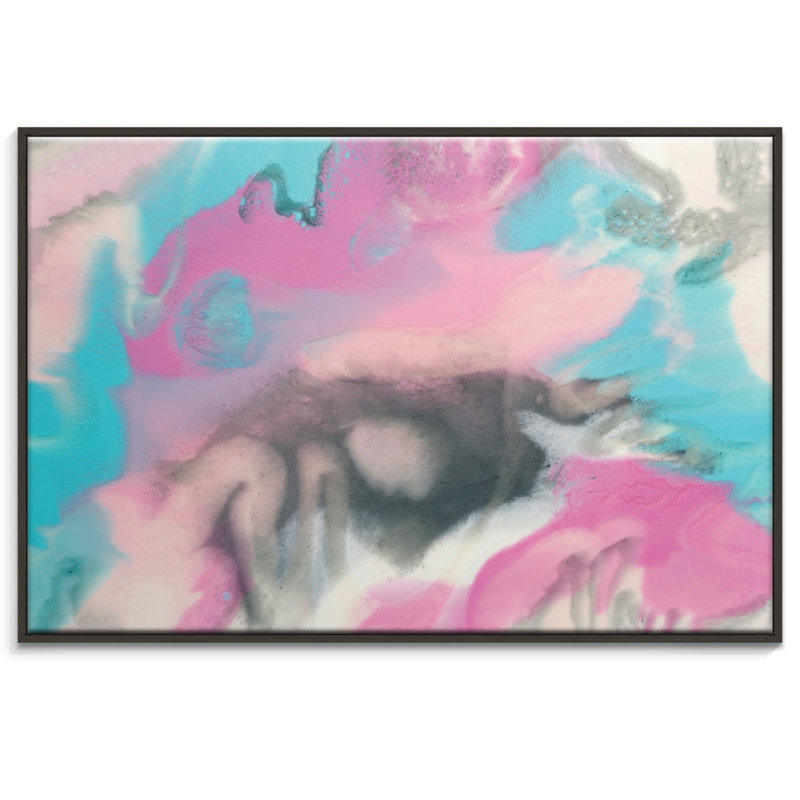 Olivia Collins - Painting on Canvas, 102cm H x 152cm W, Black
